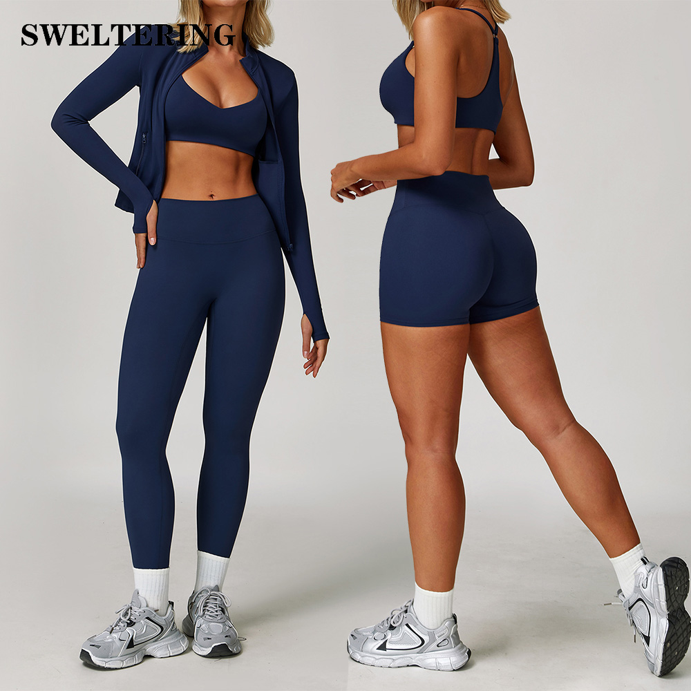 Yoga Fitness Kleidung - Conjunto de roupa esportiva sem costura