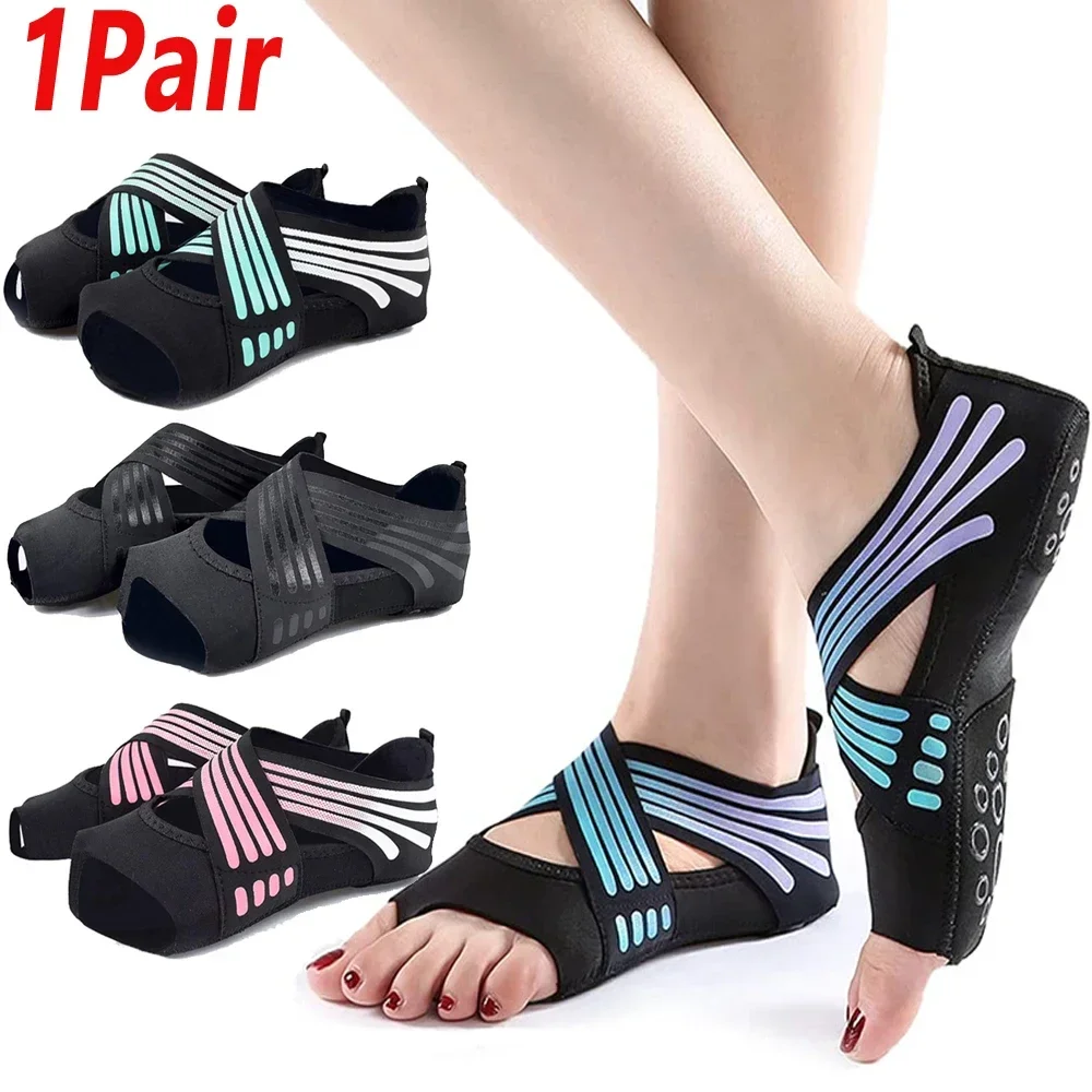 Yoga Fitness Women - 1 Par de Sapatos Profissionais Antiderrapantes