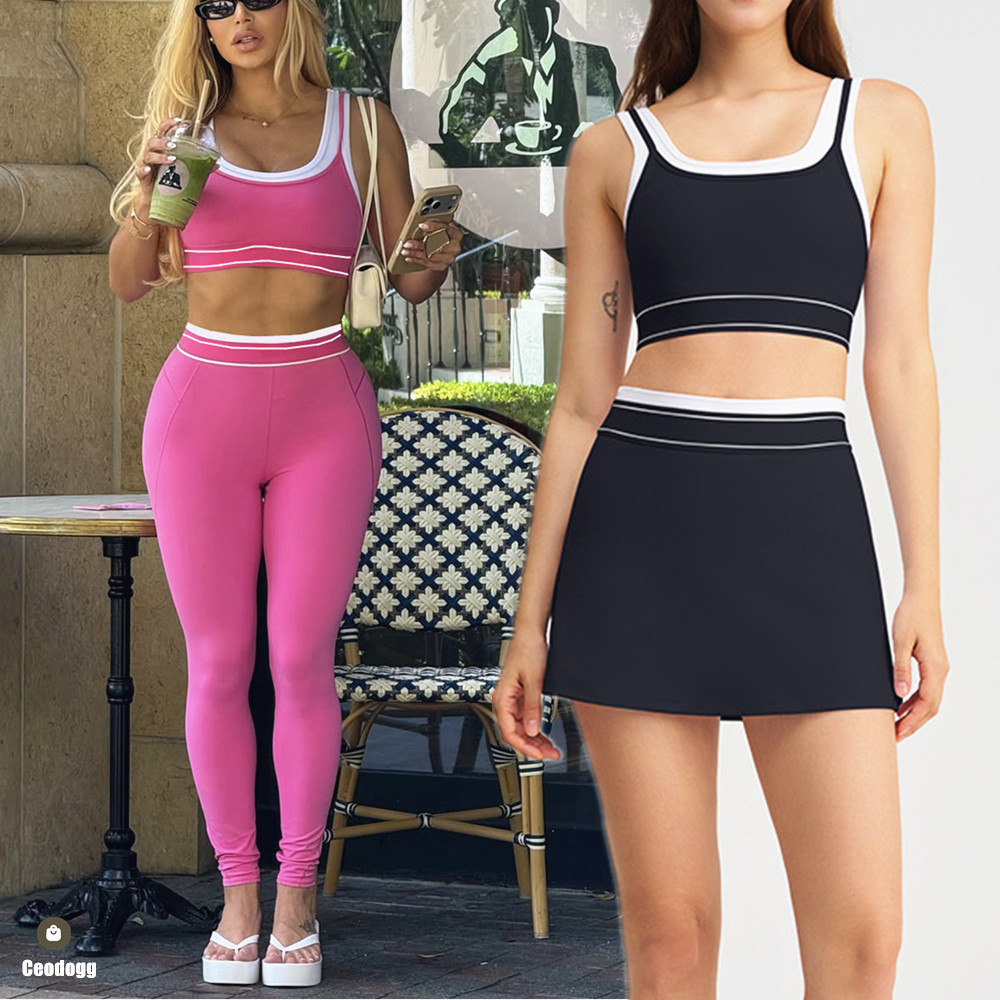 Yoga Fitness Kleidung - Conjunto de Yoga 2 Peças Feminino: