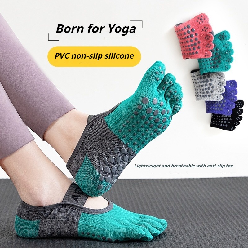 Yoga Fitness Women - Meias de Pilates Profissionais Antiderrapantes de
