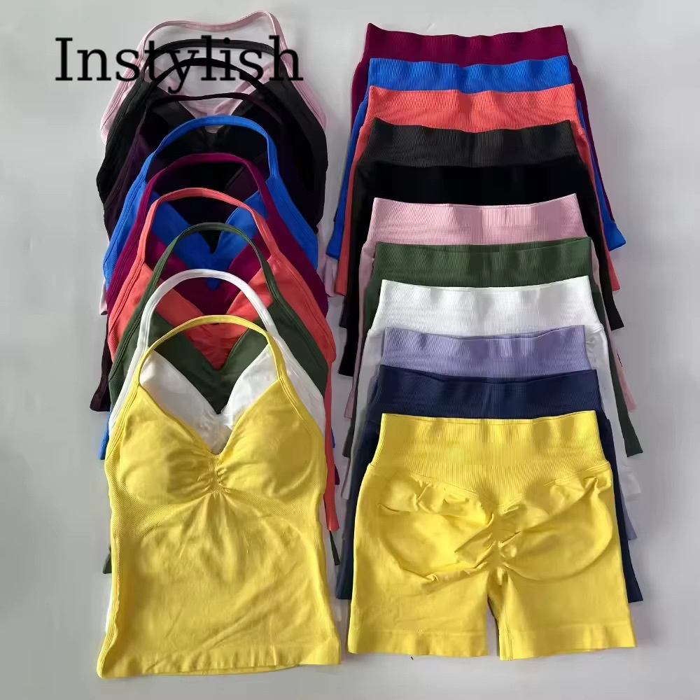 Yoga Fitness Women - Conjunto de Yoga Sem Costura para