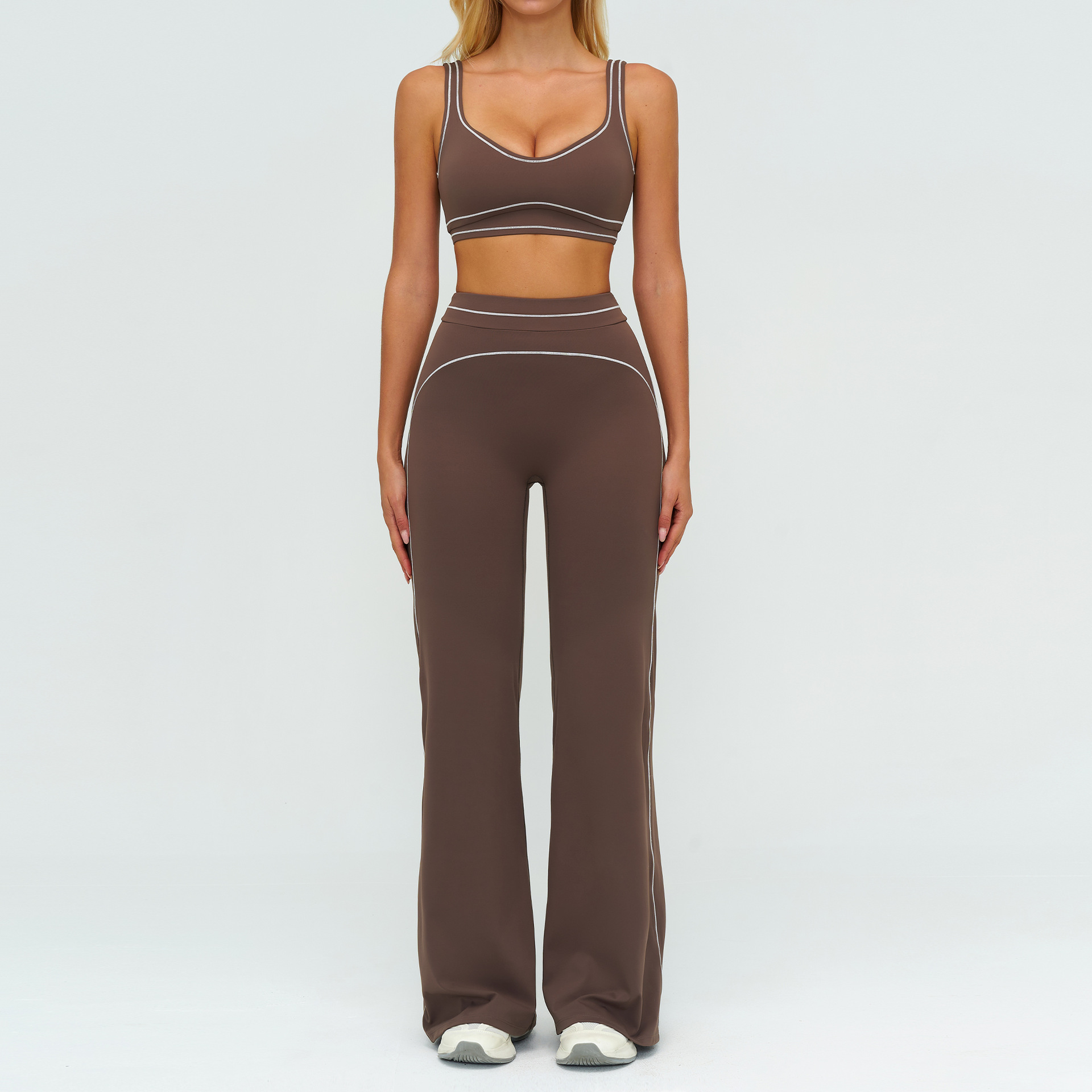 2 pçs conjunto de yoga ginásio - Yoga Fitness Kleidung avaliação e preço