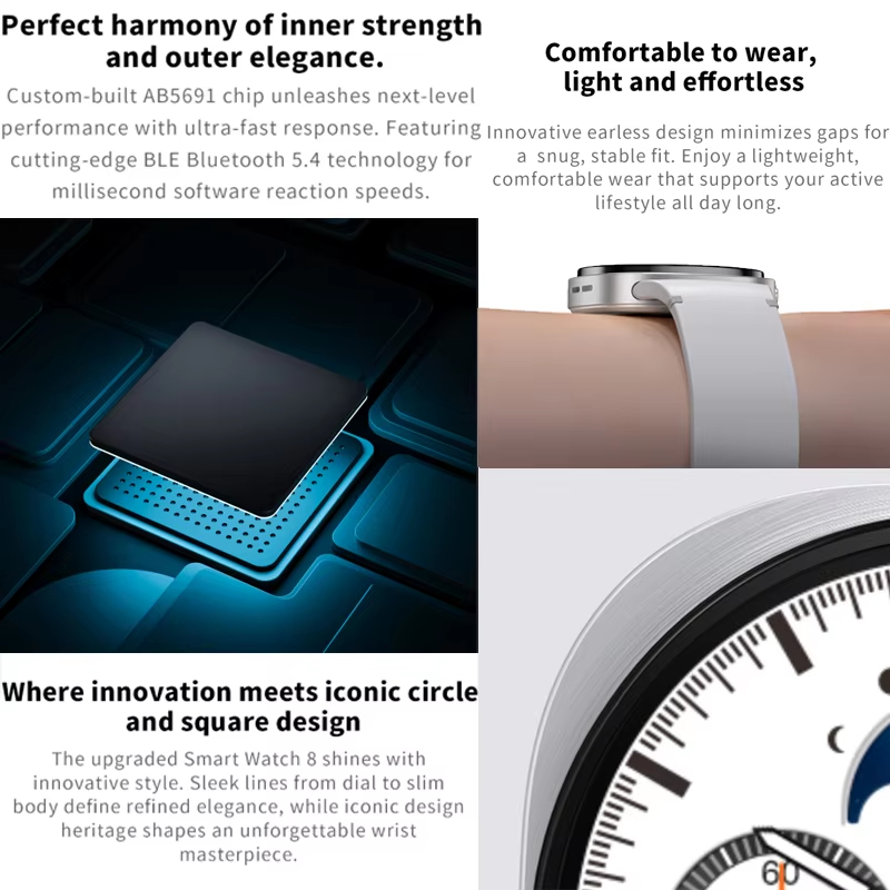 Novo Smartwatch Clássico 8 Max - Wrist Wraps Fitness avaliação e preço