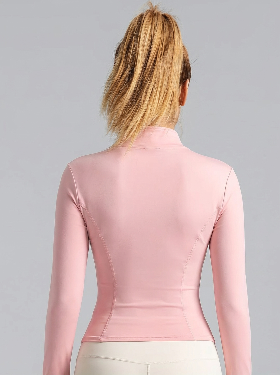 Nova Jaqueta Feminina Rosa Cla - Yoga Fitness Women avaliação e preço