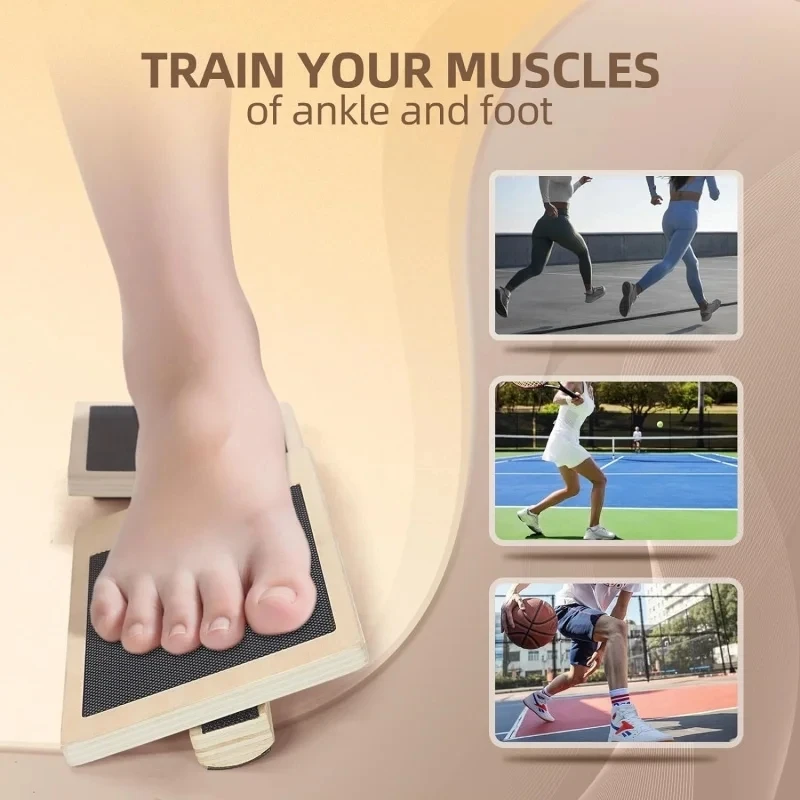 Placa de equilíbrio de madeira - Ankle Weights avaliação e preço