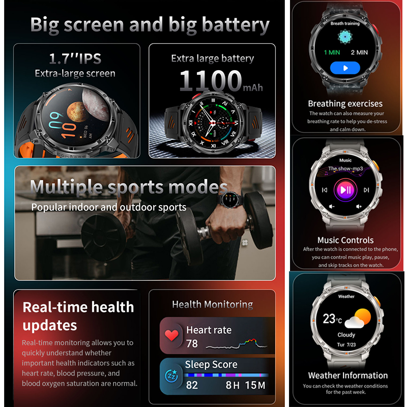 Novo Smartwatch T-Rex3 Pro 202 - Wrist Wraps Fitness avaliação e preço