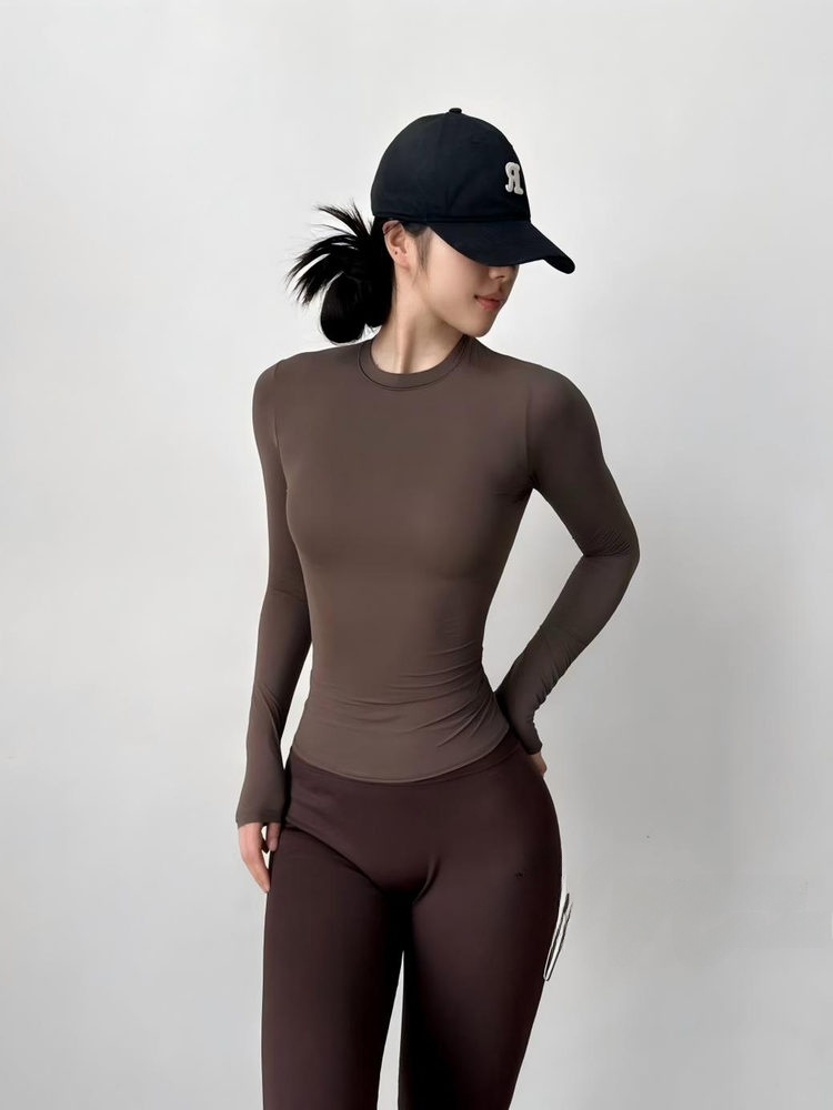Camiseta de Yoga de Manga Long - Yoga Fitness Wear avaliação e preço